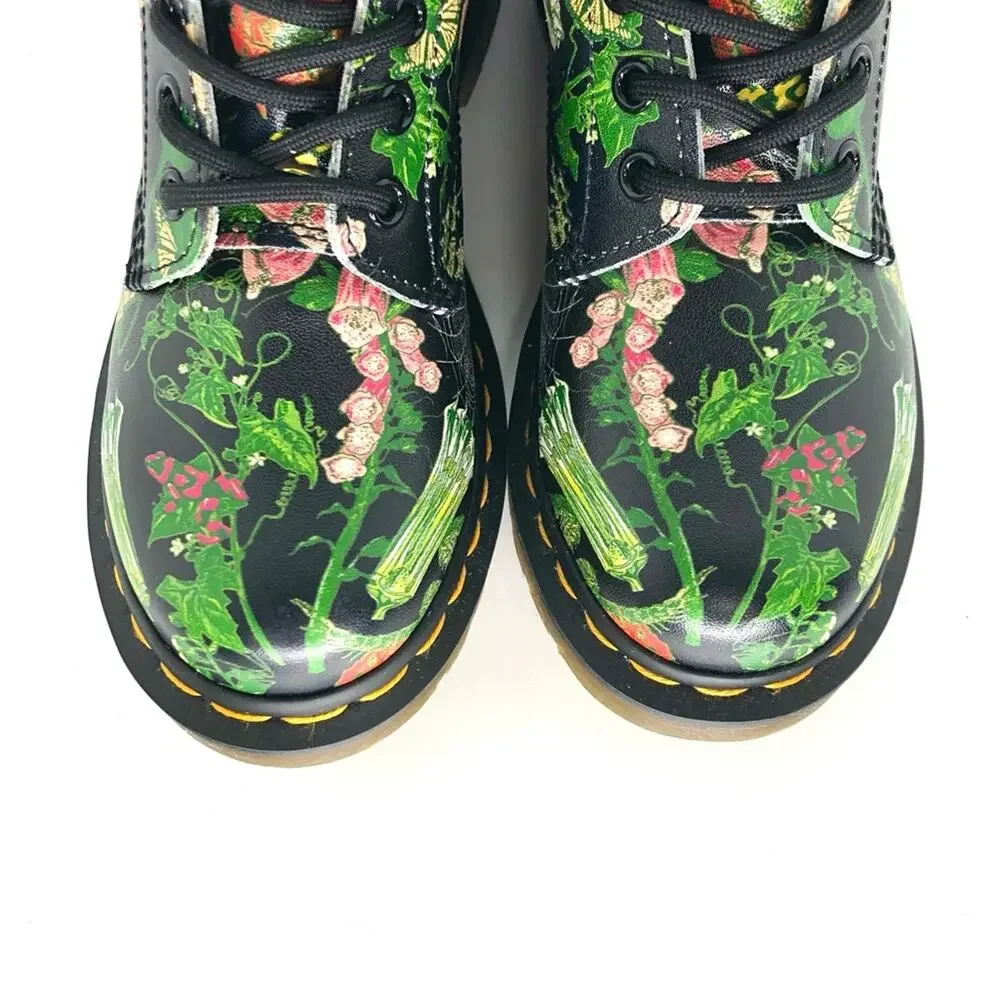 NIB Dr Martens Wild Botanics 1460 Lace Up Ankle Boots Women’s 5 Shoes - Picture 11 of 13